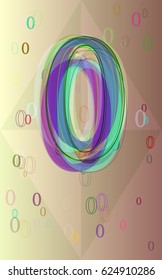 0 Number art idea