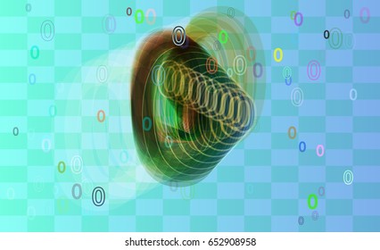 0 Number art template