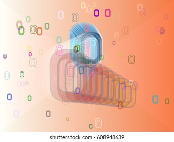 0 Number background art