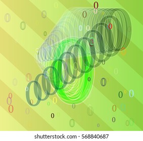 0 Number design template