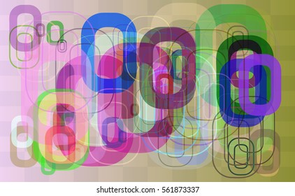 0 Number elements background