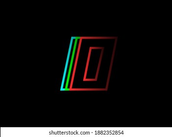 0 Schriftart schnell, Geschwindigkeit Bewegung Logo. futuristisches Design im Sportstil für   Lieferplakate, Industrie-, Rennsport- und mehr