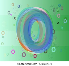 0 Number icon background