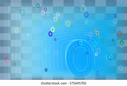 0 Number template design