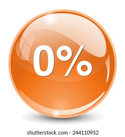 0 percent icon