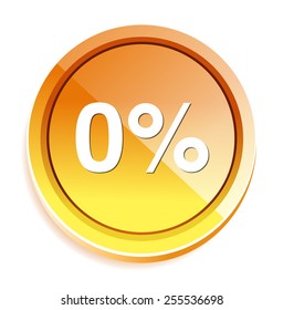 0 percent icon