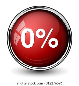 0 percent icon
