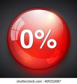 0 percent icon