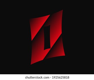 0 vector horror, scary number. Insane fear brutal font . For criminal or crime, horror dark night, wicked terrible design and more