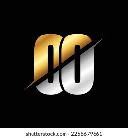 00 Number Luxury Logo Design Template Inspiration, Vector Illustration.