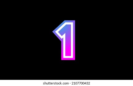 01 New Number Metaverse Color Purple Business