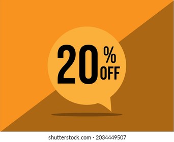 01% off. Banner with one percent discount on a yellow square balloon.  