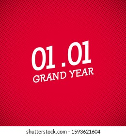 01.01 Grand Year Background Design