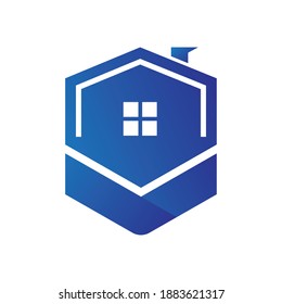02 Real Estate Logo. Minimal home, house logo, icon for your business property. Stock vector illustration.