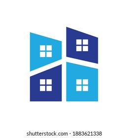 02 Real Estate Logo. Minimal home, house logo, icon for your business property. Stock vector illustration.