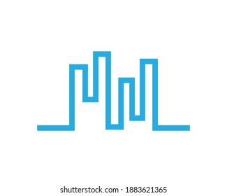 02 Real Estate Logo. Minimal home, house logo, icon for your business property. Stock vector illustration.
