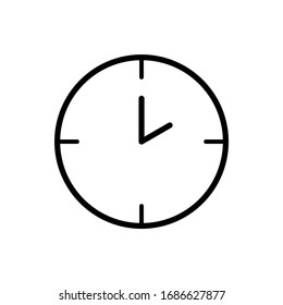 0200 or 2am clock icon design eps 10