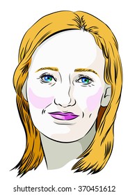 02.01.2016: Vector Illustration Of J.K. Rowling