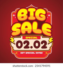 02.02 Special Big Sale Announcement Banner Design