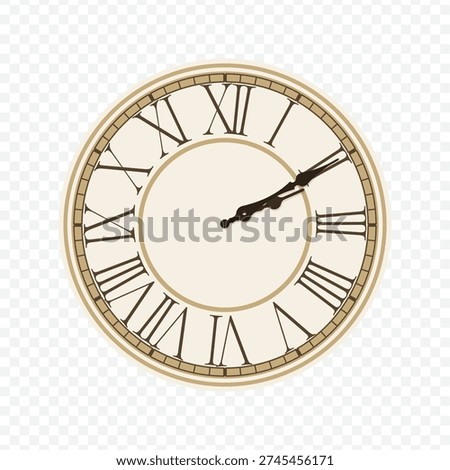 02:10 classic clock flat design icon for optimistic time tracking and luxury watch stickers.