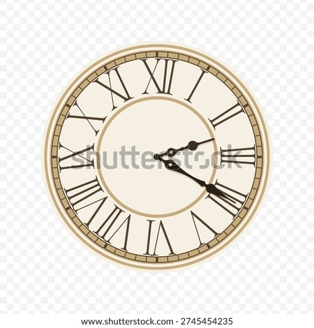 02:20 classic clock flat design icon for optimistic time tracking and corporate schedule stickers.