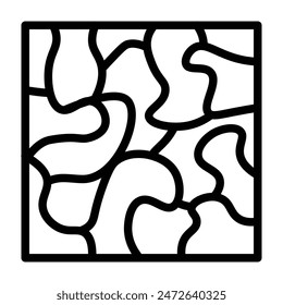 0259-Camouflage Vektorgrafik Line Icon Design