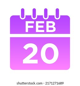 02-Feb - 20 Glyph Gradient