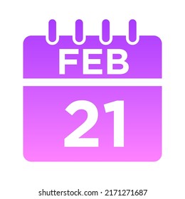 02-Feb - 21 Glyph Gradient