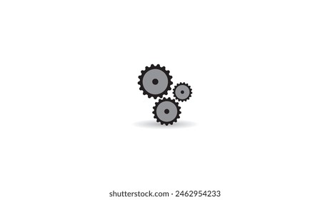 02.icon gear set isolated on white background. toolkit objects for contruction or maintenance