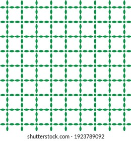 03 Abstraktes Muster aus nahtlosem grünem Leaf. Hintergrundbild-Vektorgrafik.