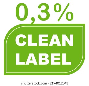 0,3% pure percentage label. Ecological green stamp. original quality badge vector art illustration with leaf for label or sticker. Eco friendly ancient icon. Organic plant symbol.
