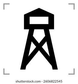 03 Recreational and Cultural Interest Area Symbol Signs for General Applications Lookout Tower