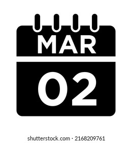 03-Mar - 02 Glyph black Icon