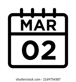 03-Mar - 02 Line Black Icon