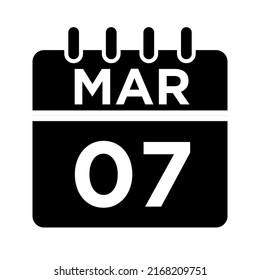 03-Mar - 07 Glyph black Icon