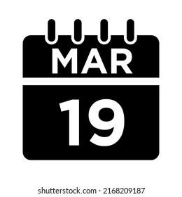 03-Mar - 19 Glyph black Icon