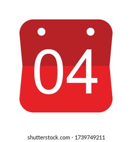 04 Event date icon, Calendar date icon