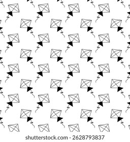04+1 weißer Hintergrund mit schwarzem Umriss Kunstdrachen