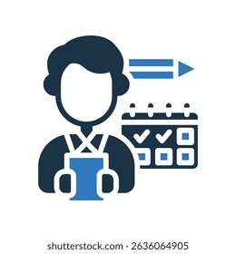 04-Daily Planner.eps Icon Mixed Vector Illustration
