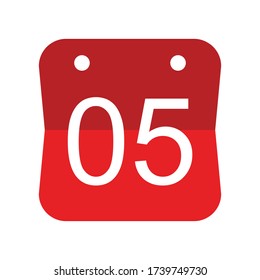 05 Event date icon, Calendar date icon
