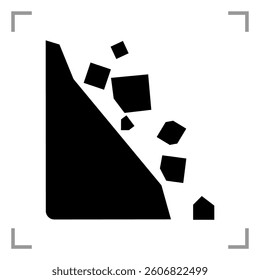 05 Recreational and Cultural Interest Area Symbol Signs for General Applications Falling Rocks