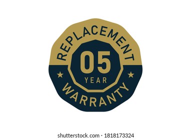 05 year replacement warranty, Replacement warranty images