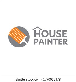 
05_House painter_logo  design symbolizing ones organization.It is design that is used by an organization for it's letterhead,advertising material,and signs as an emblem.