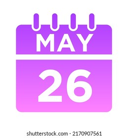 05-Mai - 26 Glyph Gradient