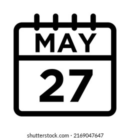 05-May - 27 Line Black Icon
