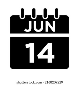 06-Jun - 14 Glyph black Icon