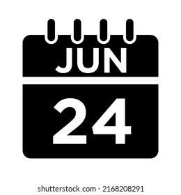 06-Jun - 24 Glyph black Icon