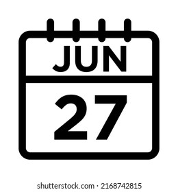06-Jun - 27 Line Black Icon