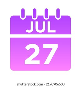 07-Jul - 27 Glyph Gradient