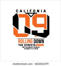 09 california rolling down the street